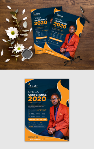Flyer for annual OMEGA CONFERENCE 2020 | Flyer Design by ZeneFashions