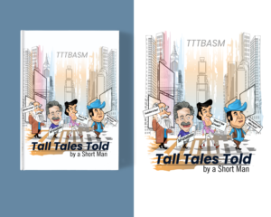 Tall Tales book cover / detailed illustration | Design Illustration par SAI DESIGNS
