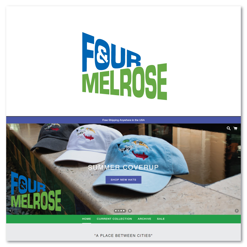 Logo Design by Sujit Banerjee for Four & Melrose | Design #25484011