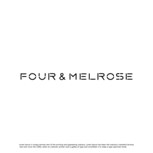 Logo Design by Potatow for Four & Melrose | Design: #25523638