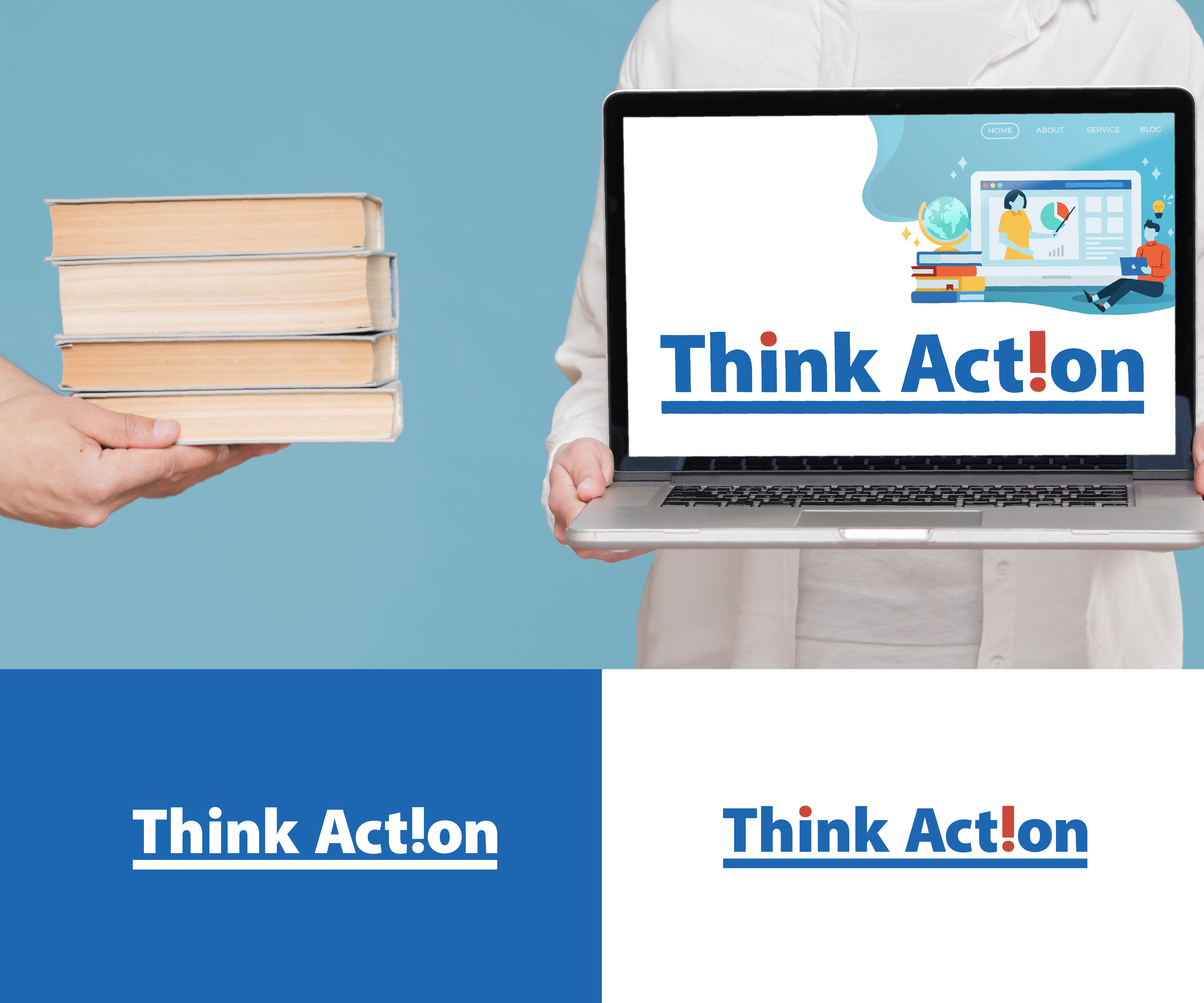 Logo Design by Evgeniya Diatlovskaya for Think Action Consulting | Design #25485966