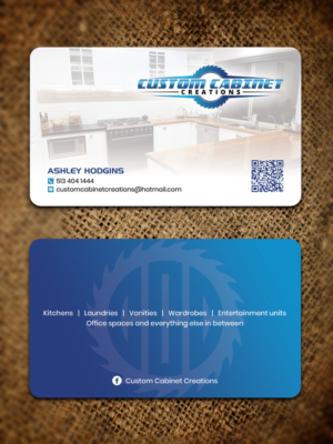 Wanting Business cards for our cabinet making business  | Business Card Design by Sandaruwan