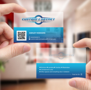 Visitenkarten-Design von Creations Box 2015 für Custom cabinet creations | Design: #25509813