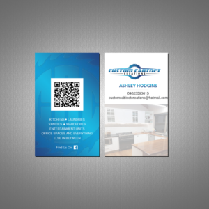 Business Card Design by Creations Box 2015 for Custom cabinet creations | Design: #25509815