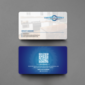Business Card Design by chandrayaan.creative for Custom cabinet creations | Design: #25484442