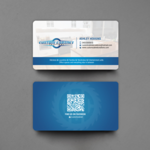 Business Card Design by chandrayaan.creative for Custom cabinet creations | Design: #25484451