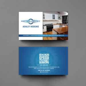 Business Card Design by chandrayaan.creative for Custom cabinet creations | Design: #25484452