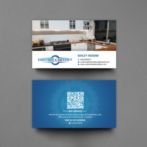 Business Card Design by chandrayaan.creative for Custom cabinet creations | Design: #25484454