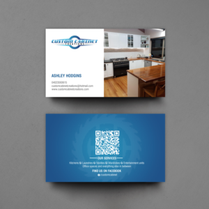 Business Card Design by chandrayaan.creative for Custom cabinet creations | Design: #25484455