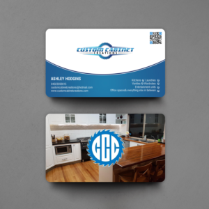 Business Card Design by chandrayaan.creative for Custom cabinet creations | Design: #25496255