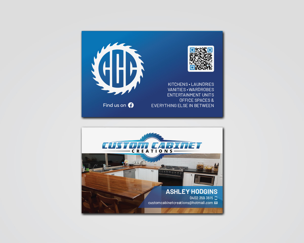 Design de Carte de Visite par MDesign pour Custom cabinet creations | Design #25540913