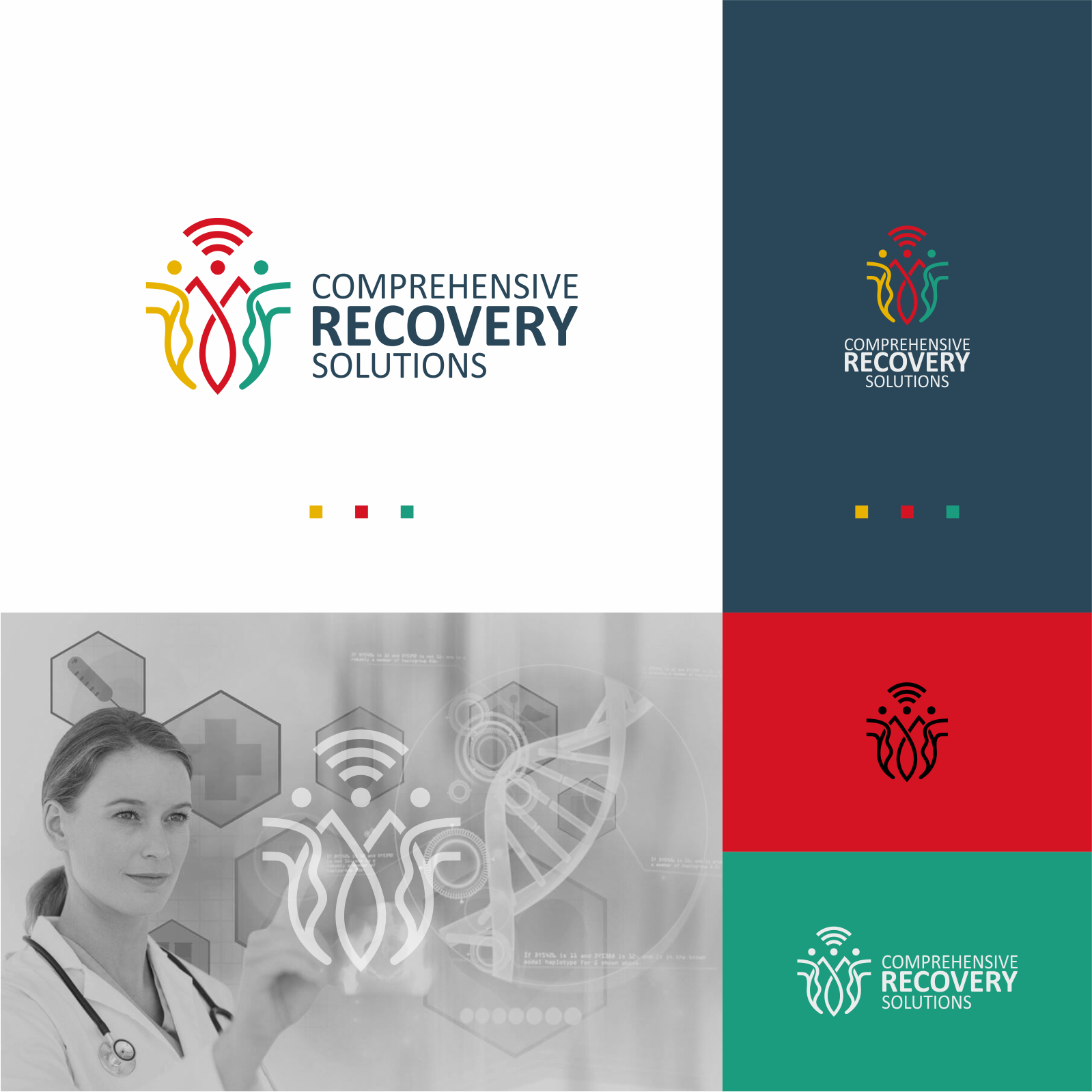 Logo Design by Sibyle for Comprehensive Recovery Solutions | Design #25492034