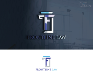 Frontline Law | Logo Design by Dot Design 3