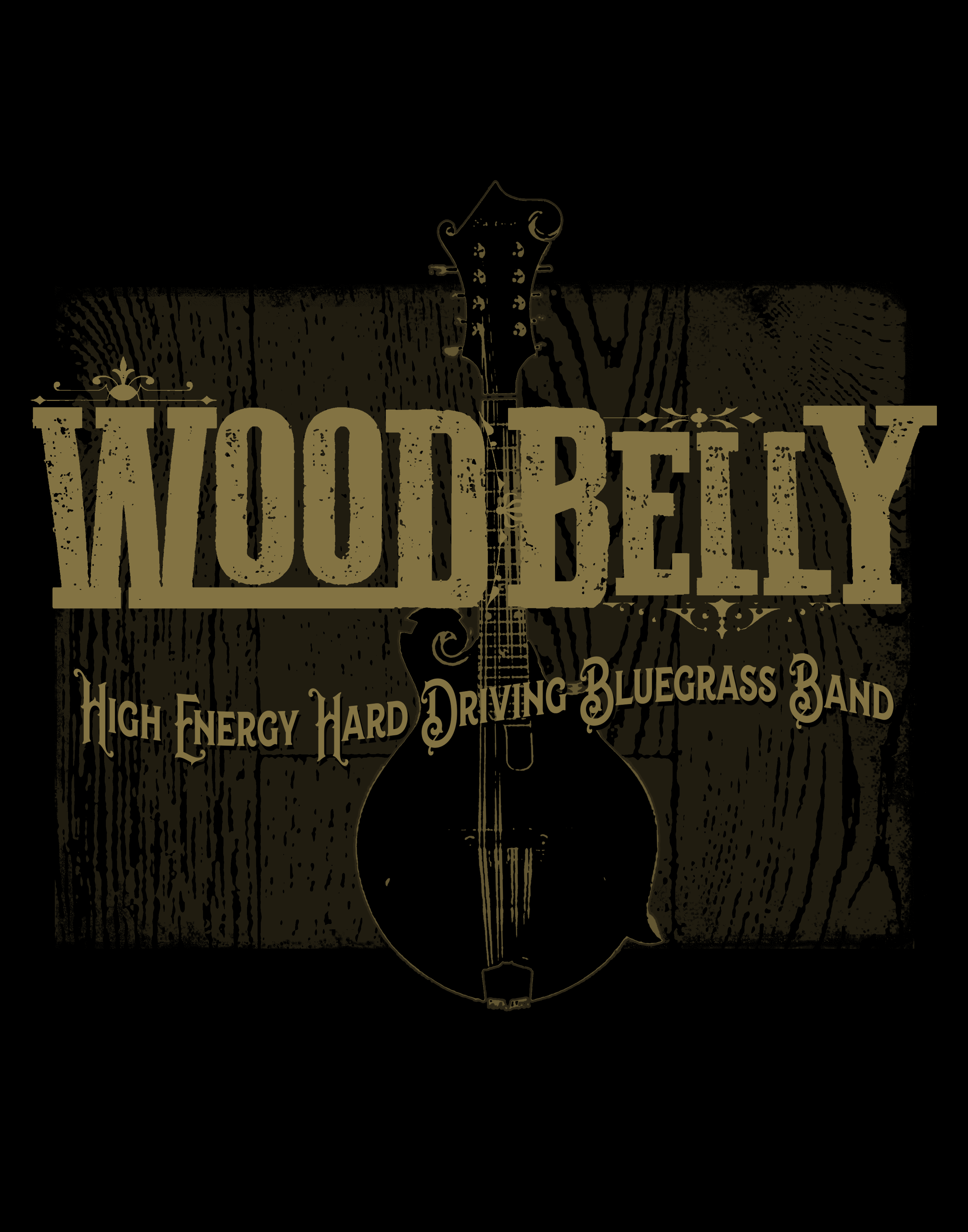 T-shirt Design by jamesmccue1 for Wood Belly Music | Design #25538364