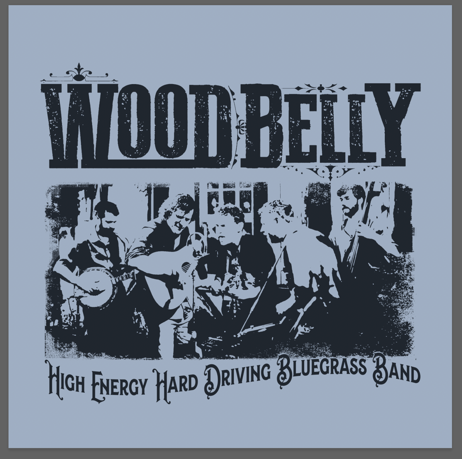T-shirt Design by jamesmccue1 for Wood Belly Music | Design #25544282
