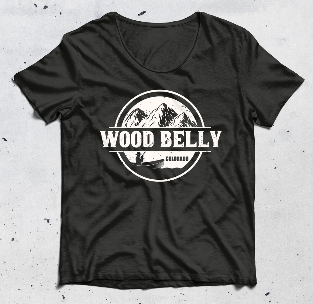 T-Shirt-Design von Alaya für Wood Belly Music | Design #25554252