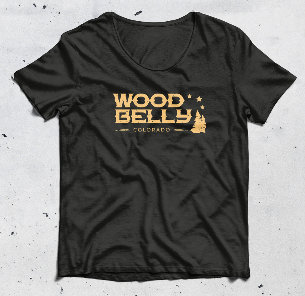T-shirt Design by Alaya for Wood Belly Music | Design #25554253