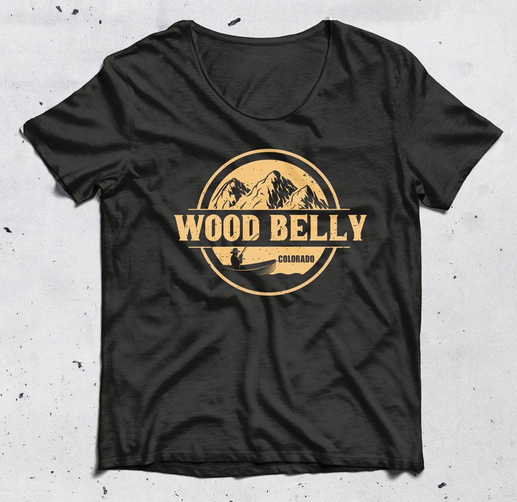 T-shirt Design by Alaya for Wood Belly Music | Design #25554280