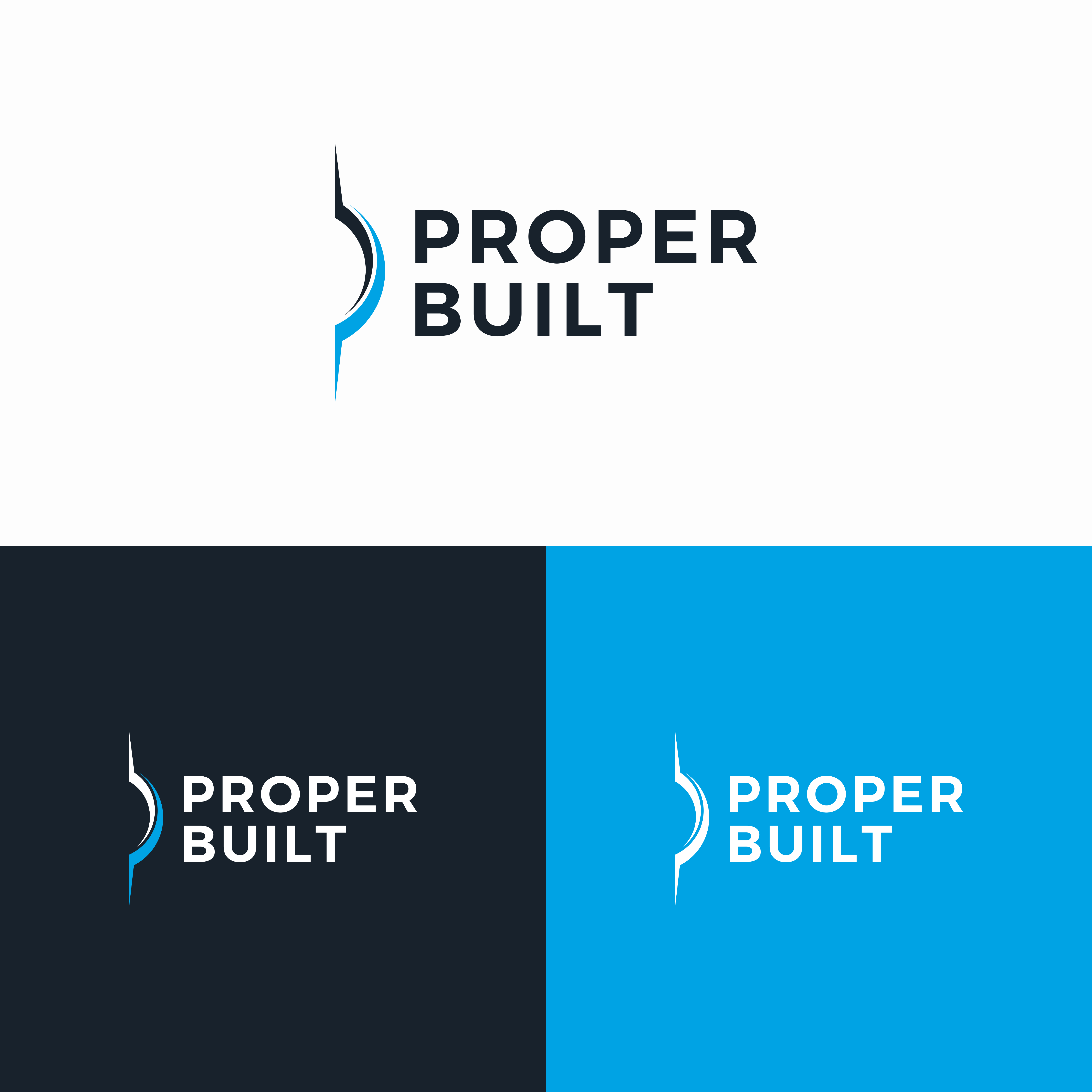 Logo Design by perang for ProperBuilt  | Design #25485089