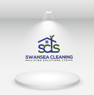 Swansea Cleaning Living Solutions Ltd (SCLS) | Diseño de Logo por hugrian