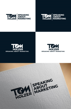Name: Tom Holzer, Slogan: Speaking about Marketing | Logo Design by hugrian