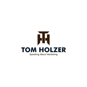 Name: Tom Holzer, Slogan: Speaking about Marketing | Logo Design by Design Sword