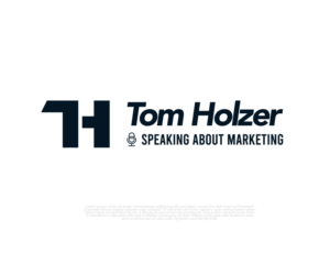 Name: Tom Holzer, Slogan: Speaking about Marketing | Logo Design by Ng V Duc