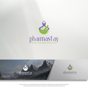 Pharmastay    Healthy, Educated, Empowered | Logo Design by groomfox