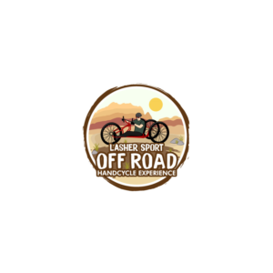 Lasher Sport Off Road Handcycle Experience | Logo Design by Amethystica