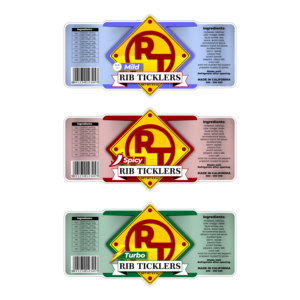 Label Design by VEDG for Ribticklers BBQ Sauce | Design: #25512481
