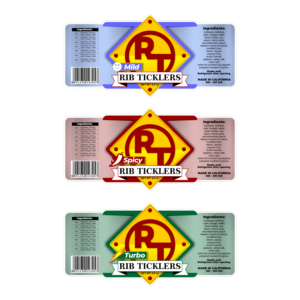 Label Design by VEDG for Ribticklers BBQ Sauce | Design: #25512482
