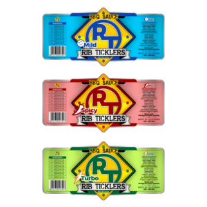 Label Design by VEDG for Ribticklers BBQ Sauce | Design: #25518861