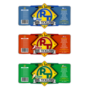 Label Design by VEDG for Ribticklers BBQ Sauce | Design: #25553714