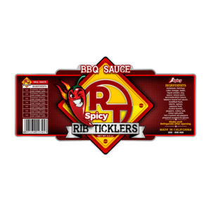 Label Design by VEDG for Ribticklers BBQ Sauce | Design: #25555162