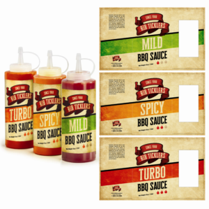 Etikett-Design von Josh Bryant für Ribticklers BBQ Sauce | Design #25538086