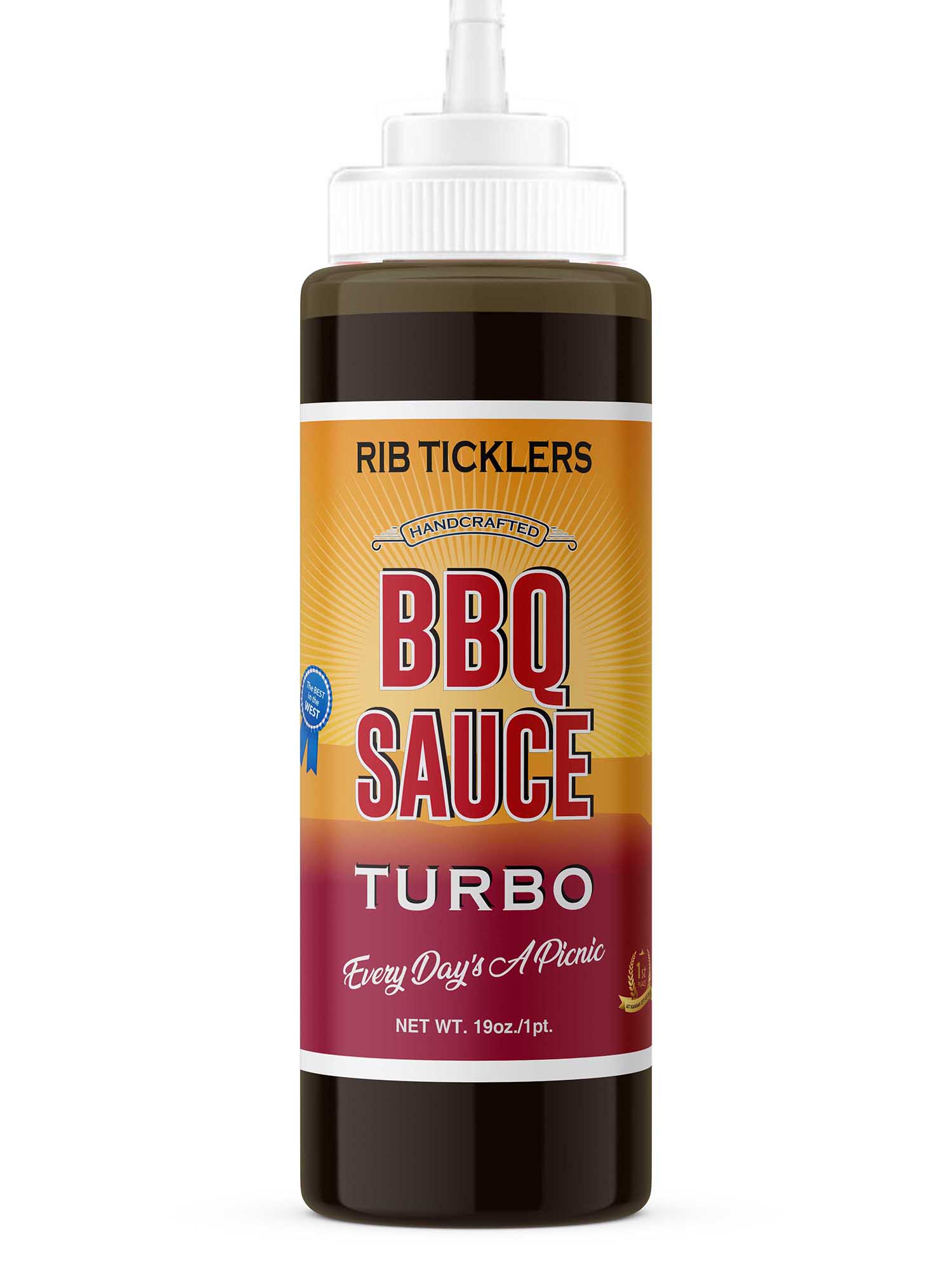 Diseño de Etiqueta por ronin71 para Ribticklers BBQ Sauce | Diseño #25652656