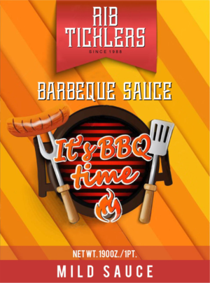 Label Design by DesignART for Ribticklers BBQ Sauce | Design: #25510773