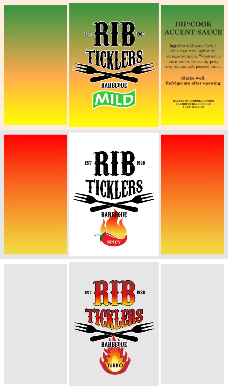 Label Design by Susilaningsih 2 for Ribticklers BBQ Sauce | Design #25493545