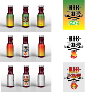 Label Design by Susilaningsih 2 for Ribticklers BBQ Sauce | Design: #25500357