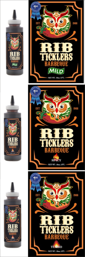 Label Design by Susilaningsih 2 for Ribticklers BBQ Sauce | Design: #25565026