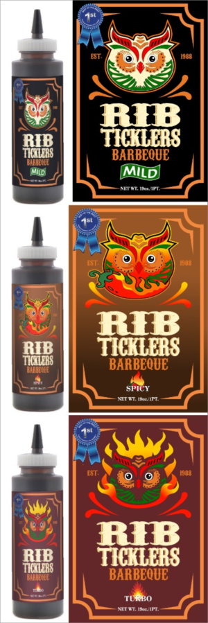 Label Design by Susilaningsih 2 for Ribticklers BBQ Sauce | Design: #25598719