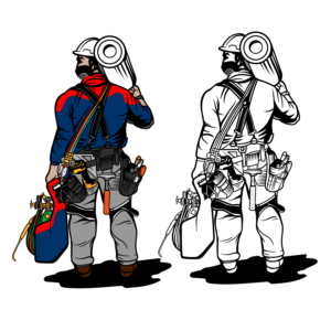 Construction Man  | T-shirt Design by El Yisk 2
