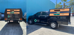 Company truck wrap design | Graphic Design by Sofya Obozkurt