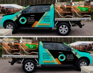 Company truck wrap design | Graphic Design by The Faisal