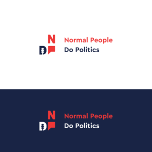 Normal People Do Politics, NPDP, or no text. | Logo Design by Omee