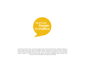 Normal People Do Politics, NPDP, or no text. | Logo-Design von christianpoetoe