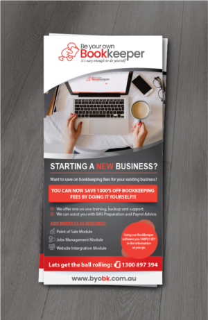 Flyer  Be Your Own Bookkeeper | Diseño de Flyer por alex989