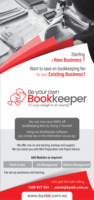 Flyer  Be Your Own Bookkeeper | Flyer Design by Akshar Shailesh