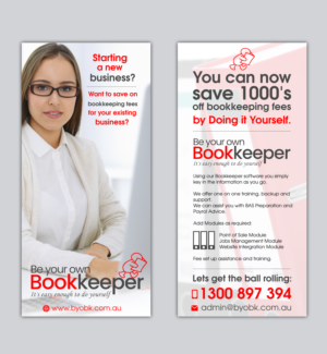 Flyer  Be Your Own Bookkeeper | Flyer Design by design.bb
