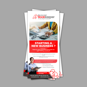 Flyer  Be Your Own Bookkeeper | Flyer Design by Deepak_9_Malhotra